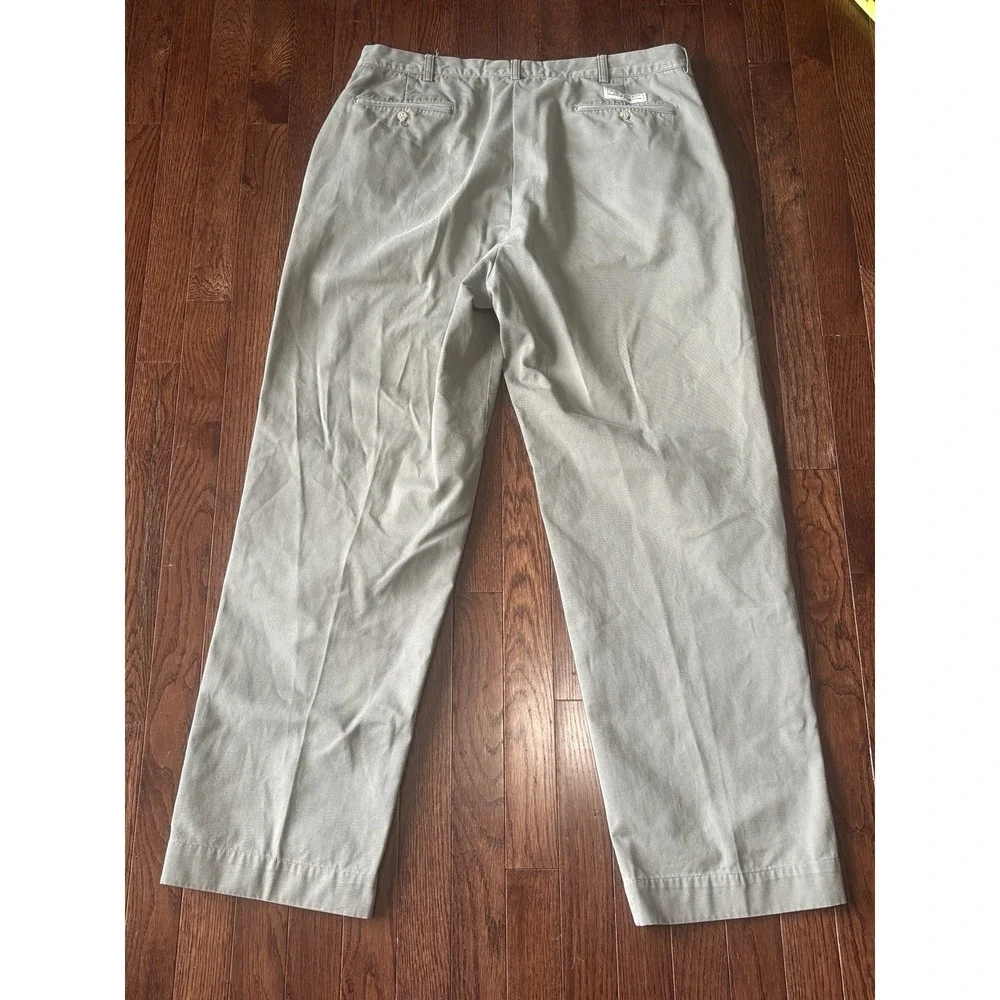 Polo Ralph Lauren Andrew Pant Mens 36x34 Fits 36x31 Green Straight Leg Preppy